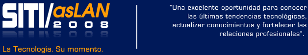 SITI/ASLAN 2008 EN EL NUEVO PABELLÓN 14 DE IFEMA