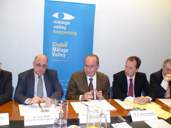 El BBVA donará 1 millón de euros para hacer realidad el proyecto Málaga Valley