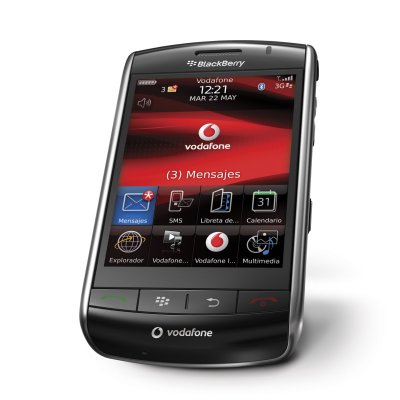 Blackberry táctil para clientes de Vodafone y Verizone