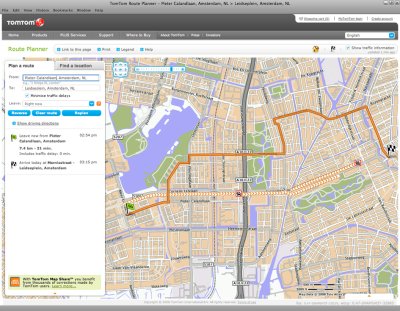 Route Planner de TomTom