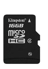 Tarjeta microSDHC de 16GB de Kingston
