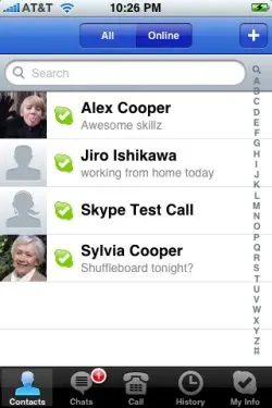 Skype anuncia su disponibilidad en Apple App Store