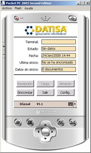 Aplicativo PDA para la gestión de almacenes