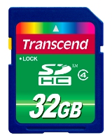 Tarjetas SDHC de Transcend