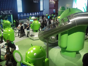 MWC: Android copa todo el stand de Google