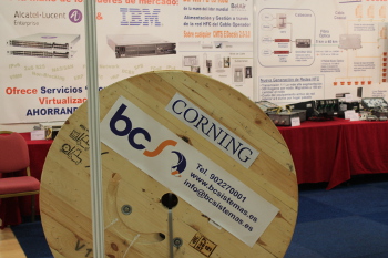 Fibra óptica de Corning presentada por bcSistemas en AOTEC 2013