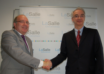 Firma del acuerdo entre Schneider Electric y La Salle