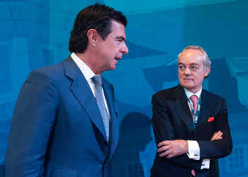 José Manuel Soria y José Manuel de Riva en Santander