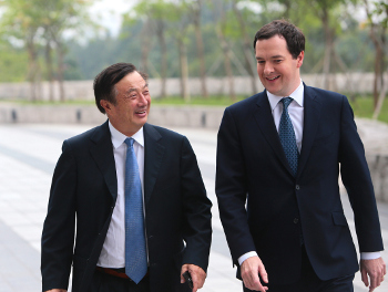 Ren Zhengfei y George Osborne