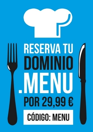 Promoción Arsys para dominios .menu