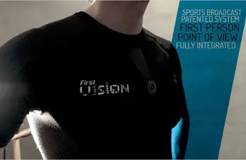 First V1sion es un nuevo sistema de transmisión que permite la aparición del punto de vista del jugador en deportes como baloncesto, fútbol, tenis, etc.