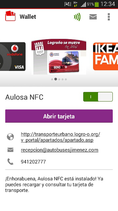 Los logroñeses pueden validar su billete de autobús con el smartphone