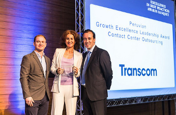 Transcom recibe el galardón al contact center con mayor crecimiento en Perú
