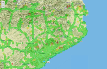 Altran presenta un mapa en tiempo real de la cobertura en Cataluña