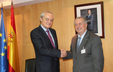 José Manuel de Riva (izq.) y Felipe Romera