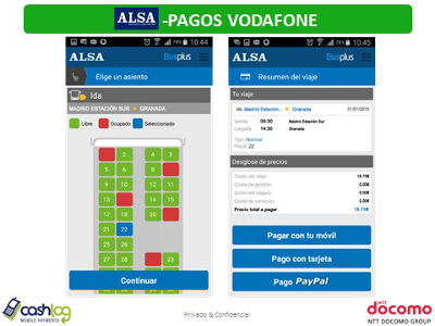 ALSA permitirá pagar los billetes de autobús con cargo a la factura del operador móvil del cliente.