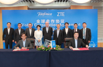 ZTE y Telefónica innovarán juntas en redes de próxima generación