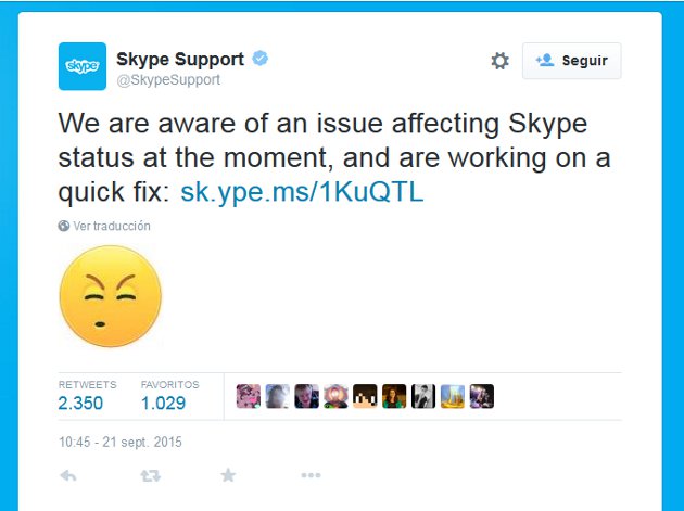 Skype sufre la mayor caída de su historia