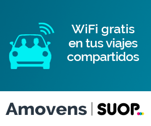 Wi-Fi en coche compartido.