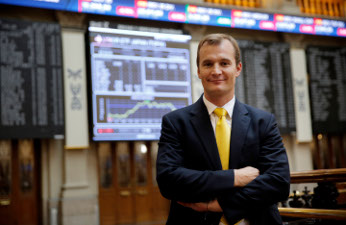 Meinrad Spenger en la Bolsa de Madrid