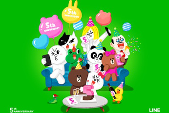 LINE celebra su 5 aniversario con llamadas diarias gratuitas y stickers más baratos