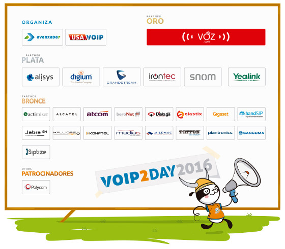 Patrocinadores evento VoIP2DAY