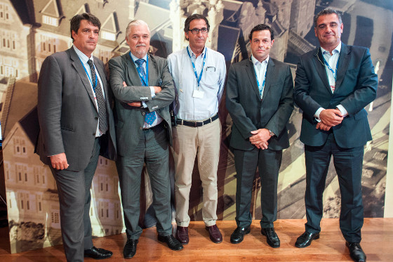 Lozano (Nokia), Díaz (Tecnocom), Noguera (Red.es), Pallarolls (Cellnex Telecom) y Redondo (Altitude Software)