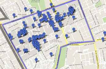 mapa de empresas que conforman Silicon Alley