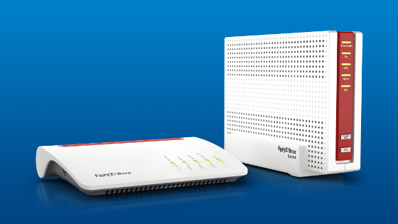 Routers Fritz!Box 7590 para DSL y 6590 Cable