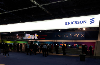 Stand de Ericcson en el NAB Show 2017 de Las Vegas.