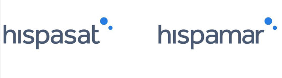 Nuevo logo de Hispasat e Hispamar.