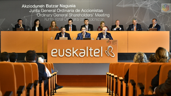 Junta General de Accionistas de Euskaltel.