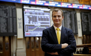 Meinrad Spenger, consejero delegado de MásMóvil, en la Bolsa.