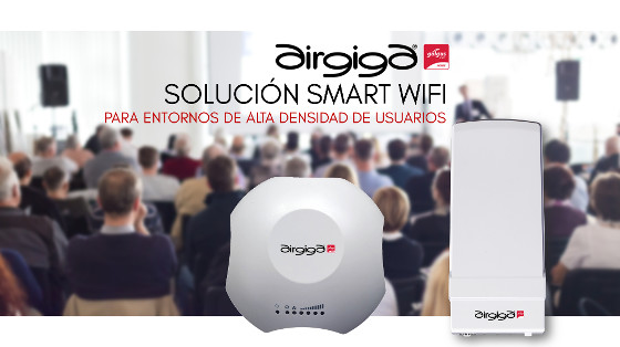 Airgiga: nueva plataforma para redes Wi-Fi de alta densidad de usuarios