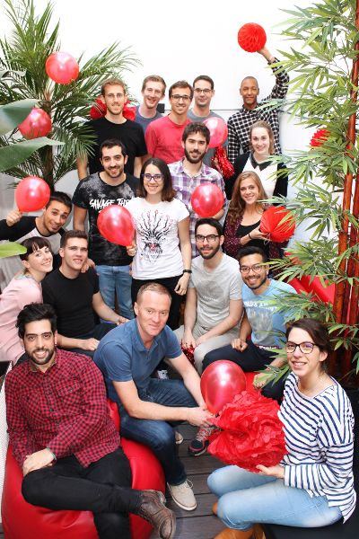 Equipo Inbenta en Barcelona.