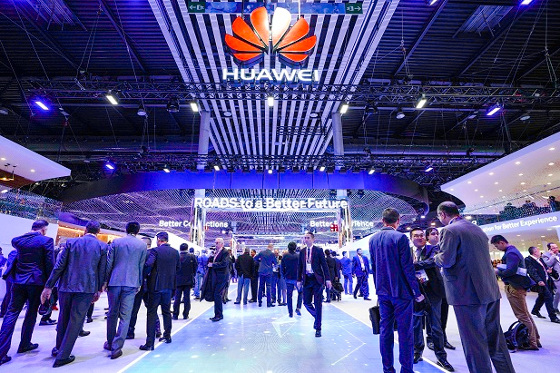Stand de Huawei en el MWC 2018.