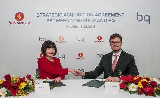 Vingroup se convierte en socio mayoritario de Mundo Reader