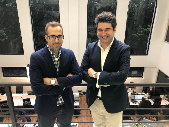 Los fundadores de Redexia, Alex Bryszkowski y Juan Ederra.