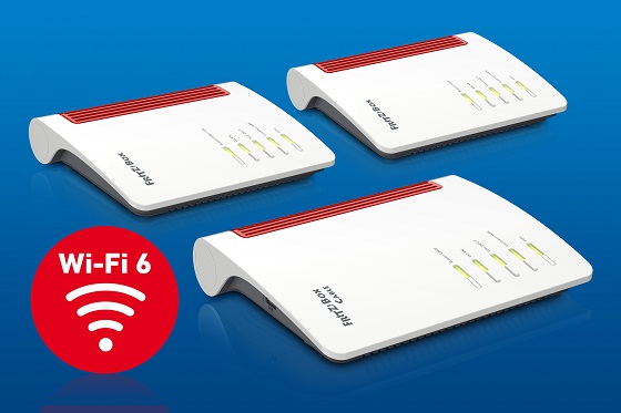 Nuevos modelos FritzBox compatibles con Wi-Fi 6 y 5G.