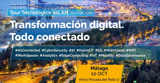 Llega a Málaga el Tour Tecnológico Aslan 2019 “Transformación digital: todo conectado”