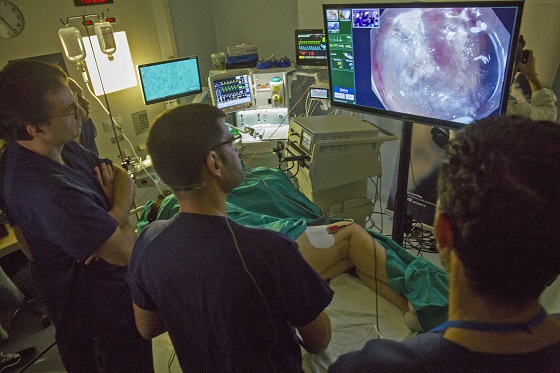 Cirugía endoscópica digestiva con 5G y realidad aumentada.