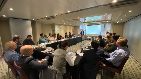 Reunión de empleados y partners de Mintt en el hotel Exe Plaza de Madrid.