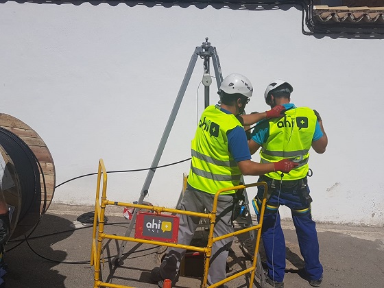 Ahimas invierte 700.000 euros para conectar Jaén.