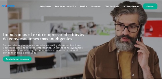 net2phone renueva sus servicios telco y su web.