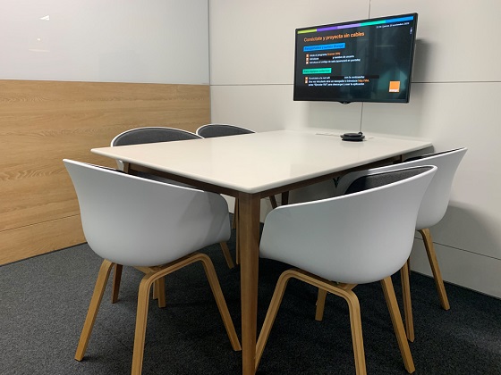 Las salas abiertas y colaborativas de Orange.