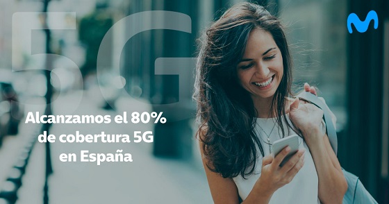 Telefónica ya cubre el 80% de España con 5G.
