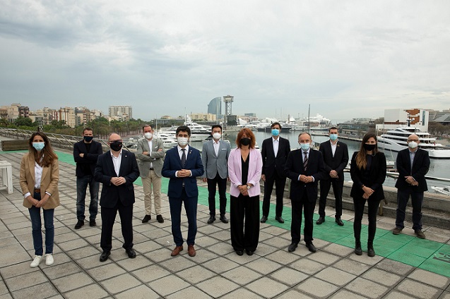 Organizadores y partners del “Hack the Hospital– 5G Transatlantic Lab 2021”.