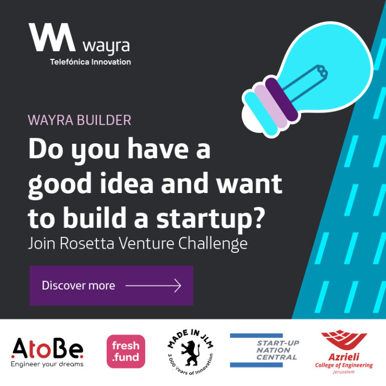 “Rosetta Venture Challenge”, el reto de Wayra para emprendedores israelís.