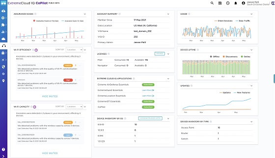 Extreme Networks presenta su herramienta analítica CoPilot.