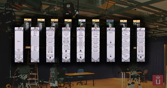 Módulos de Albalá para dos estudios digitales de TV en la URJC.